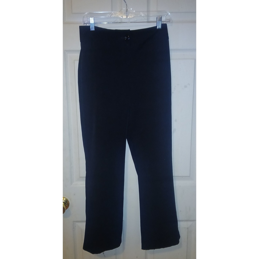 My Michelle Womens Size 5/6 Black‎ Mid-Rise Straight Leg Dress Pants